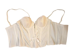 Marie Jo Avero Natural Acolchado en U/W Gofre Hueso Sin tirantes Novia Vasco Reino Unido 34A - Imagen 1 de 4