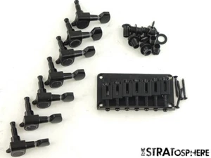 Ibanez RGA742FM 7 String BRIDGE & TUNERS Hardware Set Black. - Picture 1 of 1