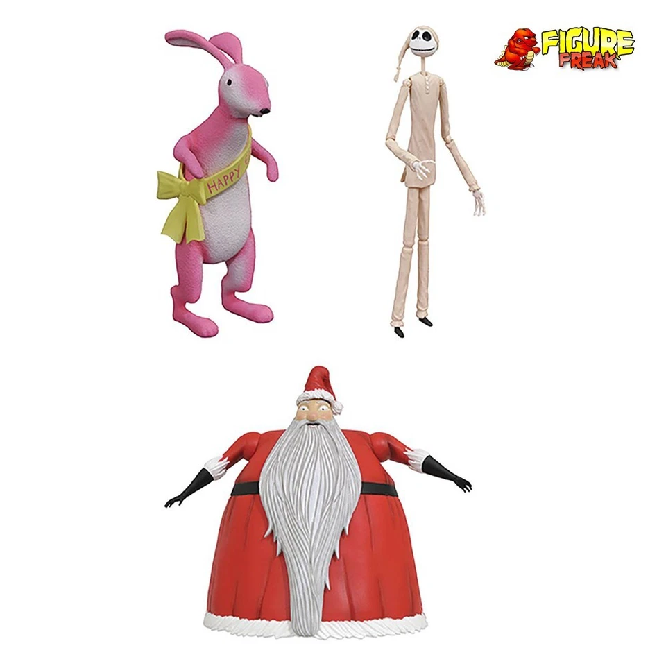 Набор Nightmare Before Christmas Select Best of Series 4 (Santa, Bunny, Jack) - Изображение 1 из 1
