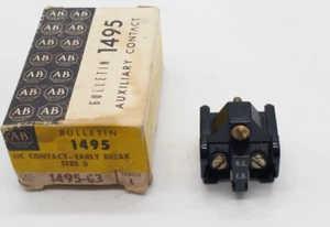 Allen-Bradley 1495-G3 Ser. L Auxiliary Contact - Picture 1 of 4