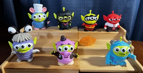 Lot of 7 ~ Disney Pixar ~ Toy Story Alien Remix Action Mattel 3" Figures ~ 👽 🛸 Cover