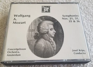 2 Disc CD Set Wolfgang A. Mozart Symphonies Nos. 21, 31, 35 & 36 VG+ Discs - Picture 1 of 9