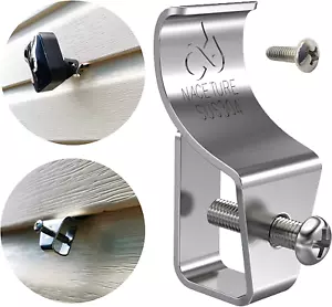 NACETURE Vinyl Siding Hooks 6 Pack - Vinyl Siding Clips for Hanging - Picture 1 of 12