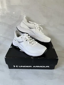 Under Armour HOVR Omnia Women's Trainers Size UK 3 White Running Gym BNIB - Picture 1 of 9