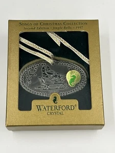 Waterford Crystal 1997 Sleigh Ornament Songs of Christmas 2nd Edition - Bild 1 von 10