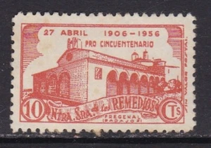 España  - 1956 - Vñetas - Fregenal - Badajoz - Nuestra Señora de los Remedios - Imagen 1 de 2