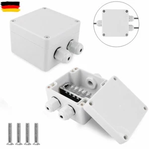 2x Abzweigdose Wasserdicht Verbindungsdose Verteilerdose Klemmdose Feuchtraum - Bild 1 von 10