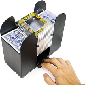6-Deck Automatic Battery Operated Playing Card Shuffler Casino Casino BlackJack - Picture 1 of 11