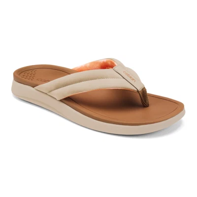 Sandalia cómoda Cobian Darby crema chanclas para mujer tallas EE. UU. 5-11 ¡NUEVA EN CAJA!! Foto 1 de 3