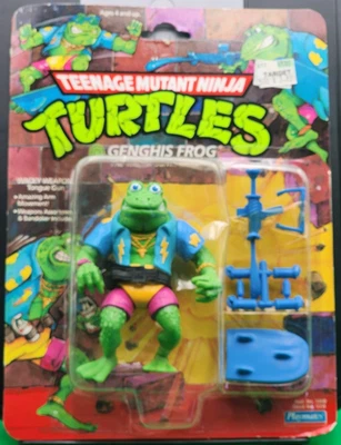 Figura Tortugas Ninja Adolescentes Mutantes Genghis Frog 1988 de colección TMNT NUEVA EN PAQUETE Foto 1 de 2