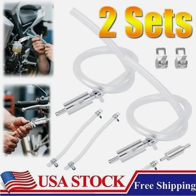 Brake Bleeder Hose - One Way Check Valve Tube Bleeding Tool Kit for;CarMotorcyle