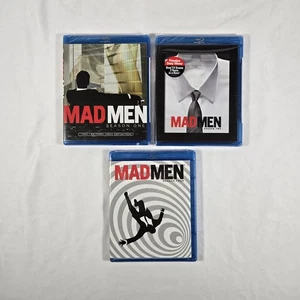Mad Men Blu-ray Seasons 1 2 & 4 Lot AMC Drama TV Series Emmy Winner Sealed - Picture 1 of 3