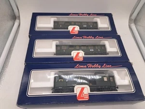 LIMA L309153 L309154 L309309 SET 2 Wagen + Kofferraum/Post grüne Lackierung DB - Bild 1 von 5