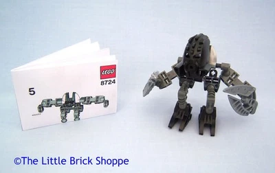 LEGO Bionicle Matoran 8724 GARAN - Complete figure with printed instructions - Image 1 of 3