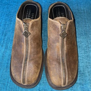 Donald J. Pliner Hush Brown Leather Mule Size 9M - Picture 1 of 11