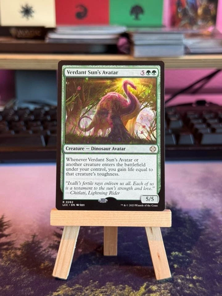 🎉 Shifted Stamp - Verdant Sun's Avatar - MTG Magic  Oddity Misprint - Image 1 of 1