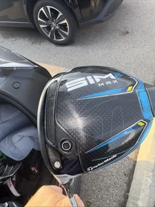 Taylor Made Sim 2 Driver Max Left Handed Driver Mint Condition Regular Shaft - Picture 1 of 4