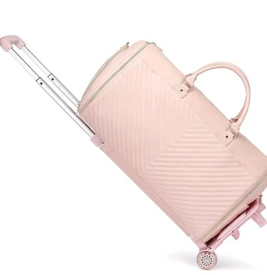 Pro Rolling Garment Bag - Detachable Handle & Extended Base, Waterproof PVC L... - Image 1 of 4