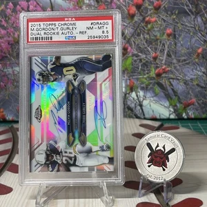 2015 Topps Chrome Melvin Gordon / Todd Gurley Dual Rookie Auto Refractor /15 - Picture 1 of 2