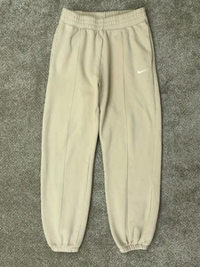 Nike Sportswear Sweatpants Men's Small Beige Club Fleece Joggers Swoosh BV4069 - Picture 1 of 14