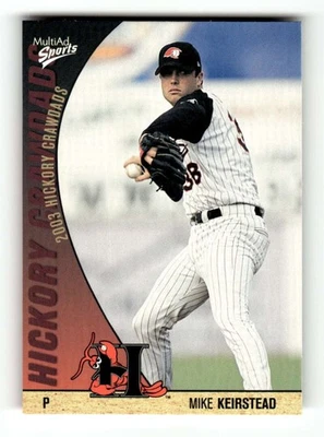 2003 Multi-Ad Hickory Crawdads Update #23 Mike Keirstead NM-MT very rare BXCP02 - Image 1 of 2