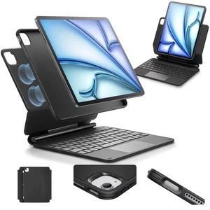 ESR Custodia iPad Air 11" con Tastiera M3/M2 2025/2024 Pro/Air 5a/4a Generazione Nero - Foto 1 di 9