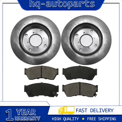 Rotores de freno delanteros + pastillas de freno de disco metálicas 3 piezas para Chevrolet Metro Foto 1 de 4