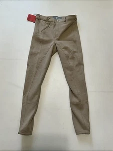 Horze Girls Full Seat Riding Breeches Safari Size XL Nwt - Picture 1 of 6
