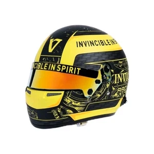 Invicta Racing Helmet Replica Small 1:2 Scale - Yellow & Black (IG0352-YEL) NEW - Picture 1 of 4