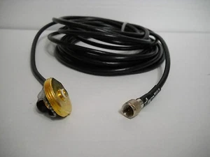MONTAGE NMO 3/8" - 3/4" TROU AVEC CÂBLE RG58 MINI CONNECTEUR UHF FABRIQUÉ AUX ÉTATS-UNIS - Photo 1/2