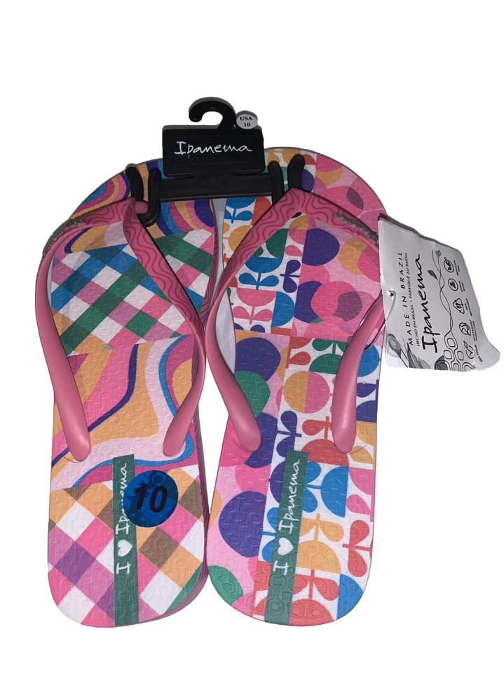 Chanclas planas de verano para mujer Ipanema rosa talla 10 Foto 1 de 4