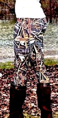 Nuevas Leggings Camuflaje Para Mujer Talla Mediana/Grande Cintura Elástica Pantalones EE. UU. Foto 1 de 3