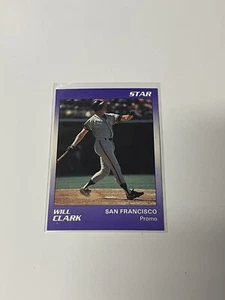Star Blank Back Promo Will Clark **025112 - Picture 1 of 2
