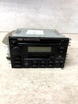 Genuine Infinity 96190-3C162 Radio AM FM Cassette CD Player Fits 2003 Kia Optima - Image 1 of 4