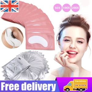 Salon Eyelash Lash Extensions Under Eye Gel Pads Lint Free Patches Make Up Tools - Picture 1 of 22