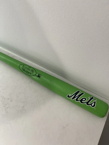 New York Mets Mini Bat Green 18 inches Louisville Slugger Cover