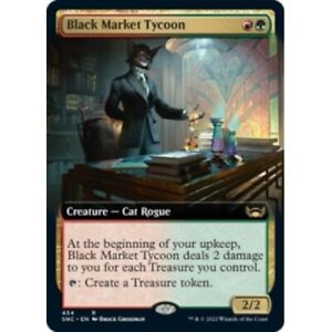Black Market Tycoon (extended Art) X4 M/NM Magic MTG Streets Of New Capenna