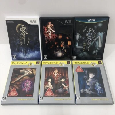 Fatal Frame Zero Wii WiiU PS2 6 Games set Japanese ver Tested - Image 1 of 4