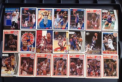 Detroit Pistons 21 Card Lot Andre Drummond Jersey 2016-17 Isaiah Thomas Dumars + - Image 1 of 3