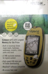 Magellan eXplorist 210 Handheld GPS Unit Waterproof Hiking geocache portable !! - Picture 1 of 4