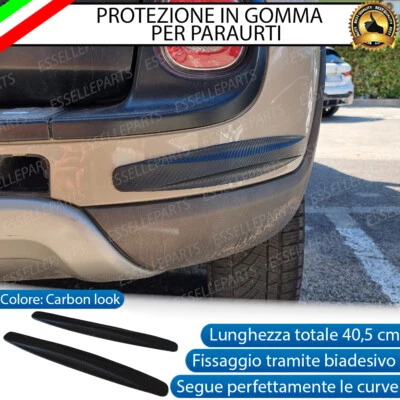 PROTEZIONE PARAURTI IN GOMMA ANTI GRAFFIO CARBON LOOK PER MINI CLUBMAN F54 - Immagine 1 di 4