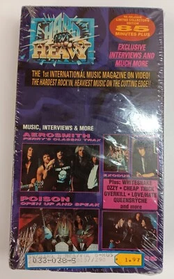 Hard N Heavy Rock Metal Vol. 8 VHS Sealed New Aerosmith Ozzy Cheap Trick - Image 1 of 4
