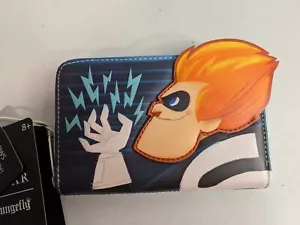 Loungefly Disney Pixar Incredibles Glow In Dark Zip Around Wallet New!!! - Picture 1 of 7