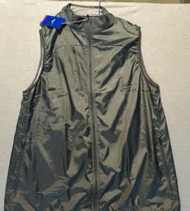 Mizuno Women's Breath Thermo FZ Running Vest Magnet X LARGE NWT - Picture 1 of 12