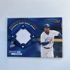 2001 Donruss Studio Jermaine Dye #DC-49 Diamond Collection MEM Royals 