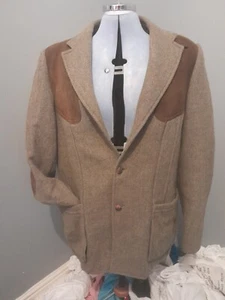 Eddie Bauer Harris Tweed Sports Jacket large. - Picture 1 of 7