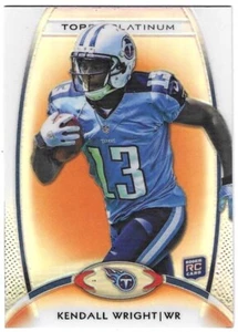 2012 TOPPS PLATINUM KENDALL WRIGHT REFRACTOR RC #118 TENNESSEE TITANS - Picture 1 of 2