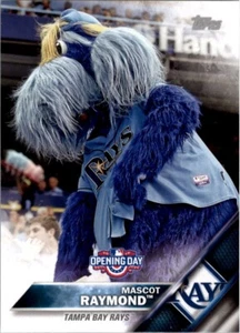 Two Cards (2) 2016 (RAYS) Topps Opening Day Mascots #M23 Raymond & bonus cards - Picture 1 of 2