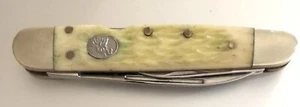 Mint Lock-Back Folding Knife: STEEL WARRIOR 3 Blade Whittler - Picture 1 of 6