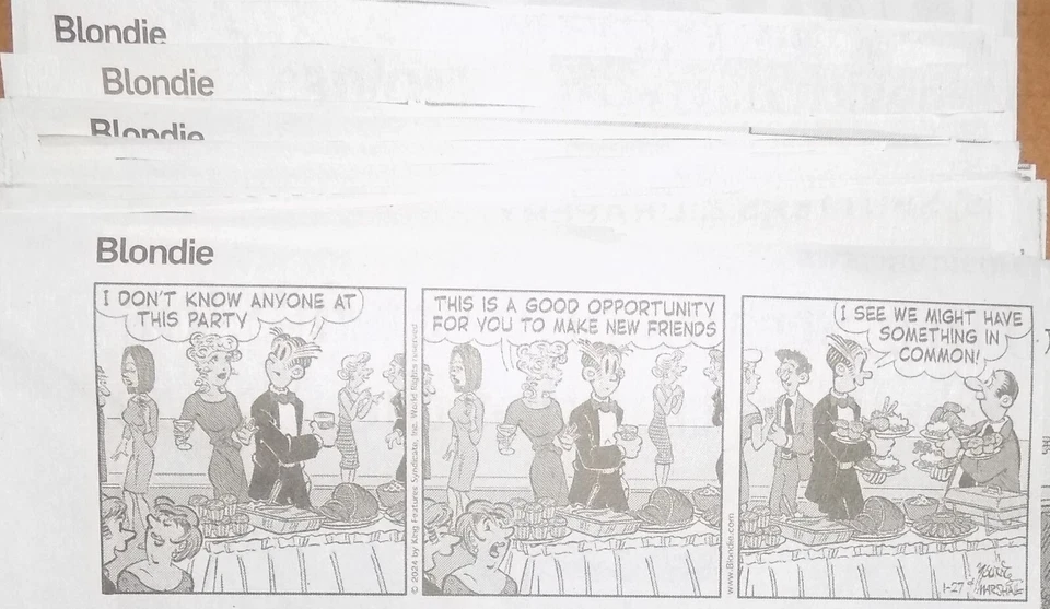 Blondie Comic 2024 Ganzjahr Montag-Samstag - Bild 1 von 1